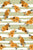 Autumn Floral Clusters in Mustard Yellow, Sage Green and White Image