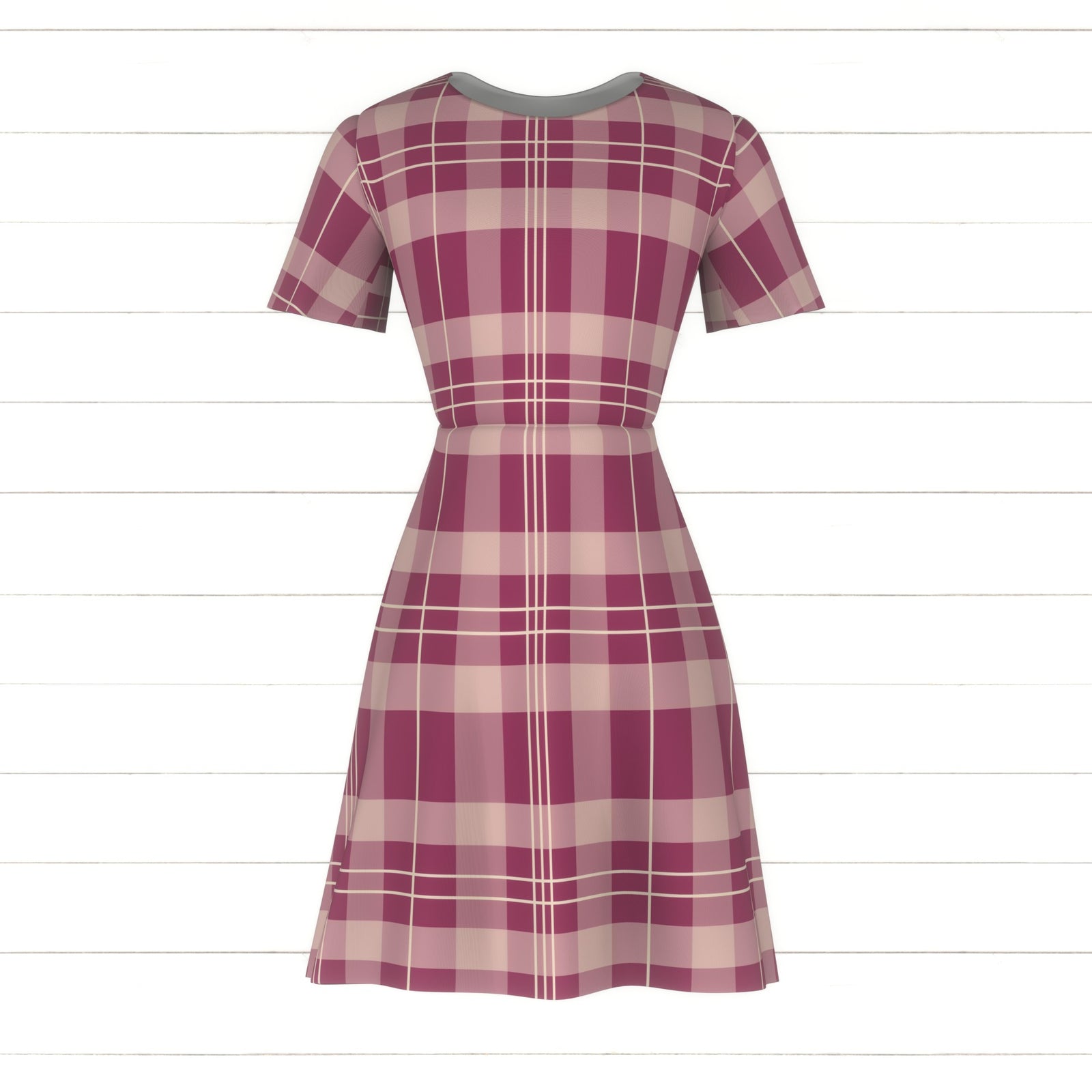 fuchsia tartan