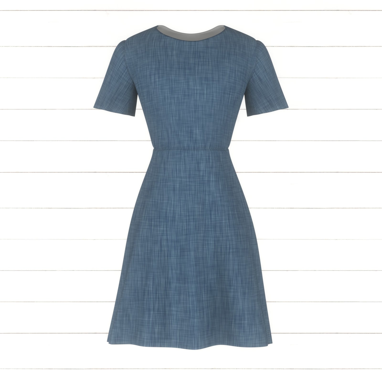 Rebel  Blue - Textured Solid Coordinate