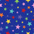 Rainbow Stars Bold Blue Image