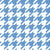 Houndstooth pattern, Blue and White Image