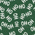 Ho Ho Ho on dark green, Christmas Image