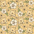 Pooh Floral on Gold Image
