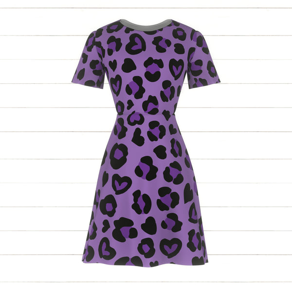 purple animal print dress Animal Print, Purple Leopard, Hearts, Cheetah Spots Fabric, Raspberry Creek  Fabrics