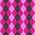 Argyle Pattern, Pink Purple Baby Pink, Brown Stitching Image