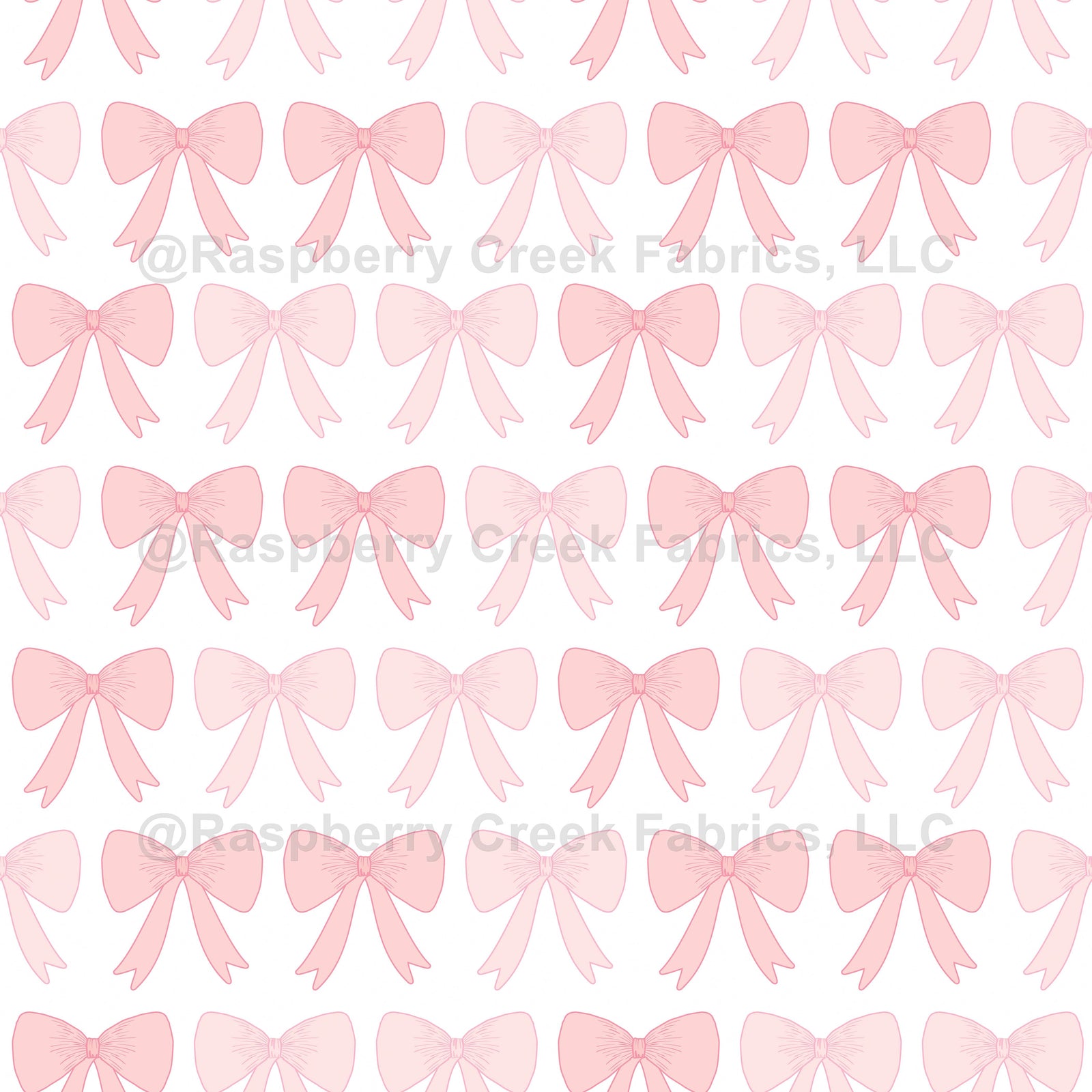 Bows Ribbons in Light and Dark Pink