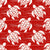 Sea Turtles in Red, Coastal Summer Vacation by KristenInStitches Image