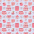 Coquette Aesthetic Cakes and Cupcakes on Pastel Blue Image