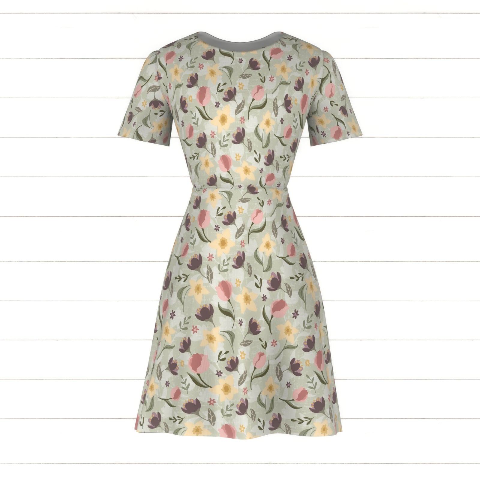 Sweet Spring Floral Green