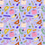 Back to School Crafting Materials on Purple Image