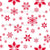 Snowflake Pattern, Red Snowflakes, Snow, White Image