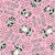 Cute But Feral Funny Raccoons in Pink Image