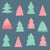 Oh What Fun- Solid Blue Trees Image