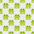 Cute Cartoon Frogs on Pale Gray Image