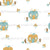 Mice and pumpkins (part of the Autumn in the forest collection) - cute kids fall pumpkin print Image