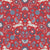 Americana Lucky Horses in Poppy Red Image