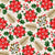 Christmas Poinsettias and Light Pale Beige Festive Holiday Botanicals Image