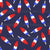 Red, White and Blue Classic Throwback Popsicles on Navy Blue Image
