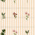 Dark and light orange striped, watercolor floral, flowers, stripes, stripes with flowers, garden design, good for summer, cute flowers, outdoor design, flower bunches, vertical stripes Image