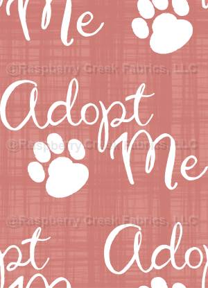 Adopt Me Dark Dusty Rose And White Linen Texture