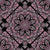 Dusky Rose Fronds Dot Mandala Diamond Tile Image