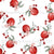Farmhouse Red Apples with Blossoms Image