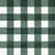 Faux Linen PRINTED Textured Gingham Emerald Image