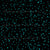 Bianna Splatter-Aqua Blue on black Image