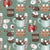 Hot cocoa, cocoa, winter, Christmas, kids, family, boys, girls, marshmallows, animated, kids, whimsical, mugs, hot chocolate, green, red Image