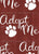 Adopt Me Burgundy Red and White Linen Texture Image