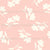 White Floral on Peach Image