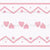 Knit Hearts - pink Image