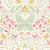 Blooms & Butterflies // Turqouise, Fuschia Pink, Gold, Teal, White, Green Image