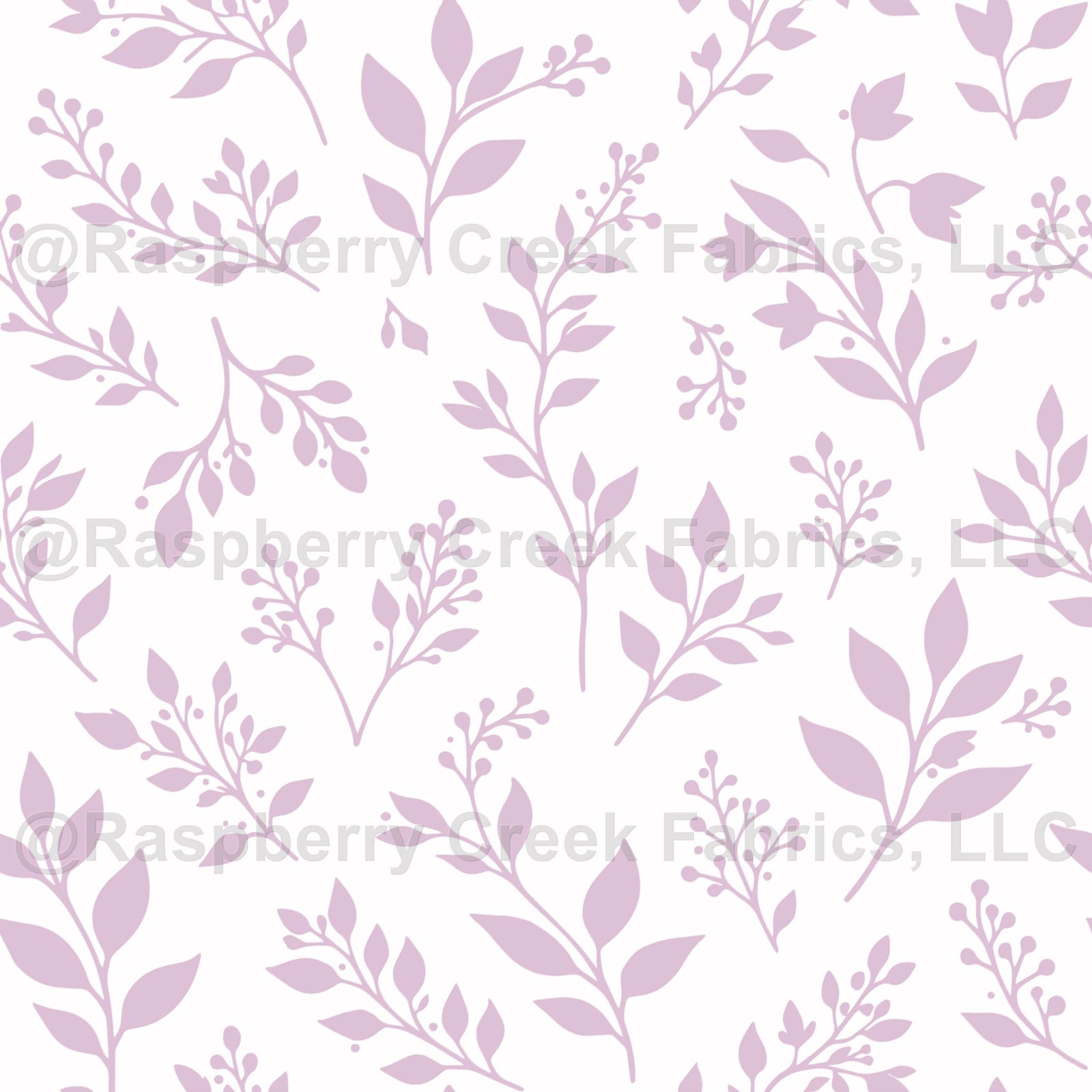 Forest Foliage in Warm Lilac on Neutral