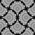 Monochrome Mandala Art Deco Fans Image