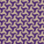 Houndstooth Pattern, Triskelion, Purple and Cream Image