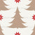 Nordic Christmas - Tan Trees & Red Nordic Star Image