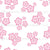 Shades of Pink Hearts Come Together to Create Clusters of Pink Flowers Scattered on a White Background Image