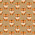 Cute Cartoon Baby Tiger on Camel Brown Image