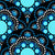 Blue Moons Dot Mandala Scale Pattern Image