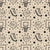 Basketball Boards, Balls, Rings, and Sneakers Line Art Doodles on Beige Image