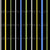 Blue & Green Candy Stripes on a Black Background - Small Scale Image