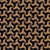 Houndstooth Pattern, Triskelion, Black and Gold Image