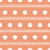 Boho Coastal Horizontal Stripes with Shells on Dark Salmon Image