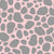 Mushroom Spots Light Gray Light Pink- Mouse Mowing Moss Collection Image