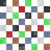 Checker, checkered, splatter paint, white, watercolor, blue, black, red, bright green, tan,  jingle jam, modern, boys, winter Image