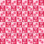 Cherry With Bows And Hearts Checkered Design In Blush And Hot Pink Image