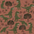 Tyrannosaurus Rex in Dark Green and Dusty Pink Dirt Image
