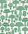 Retro Mushroom Dark Green, Light Mint Green, White- Mouse Mowing Moss Collection Image