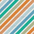 Retro Diagonal Stripes in blue, rust, teal and celadon on eggshell white Image